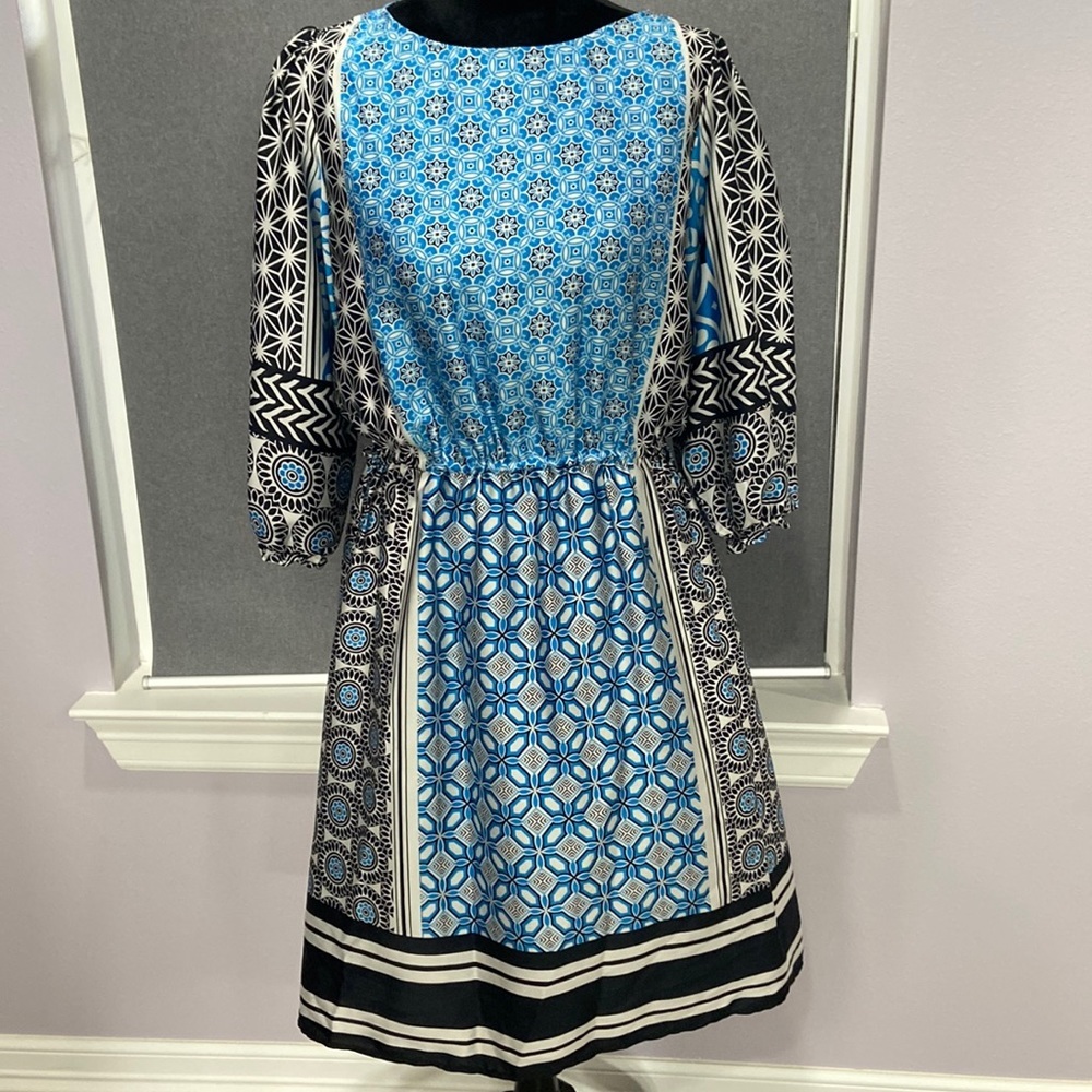 Silk mosaics dress 👗